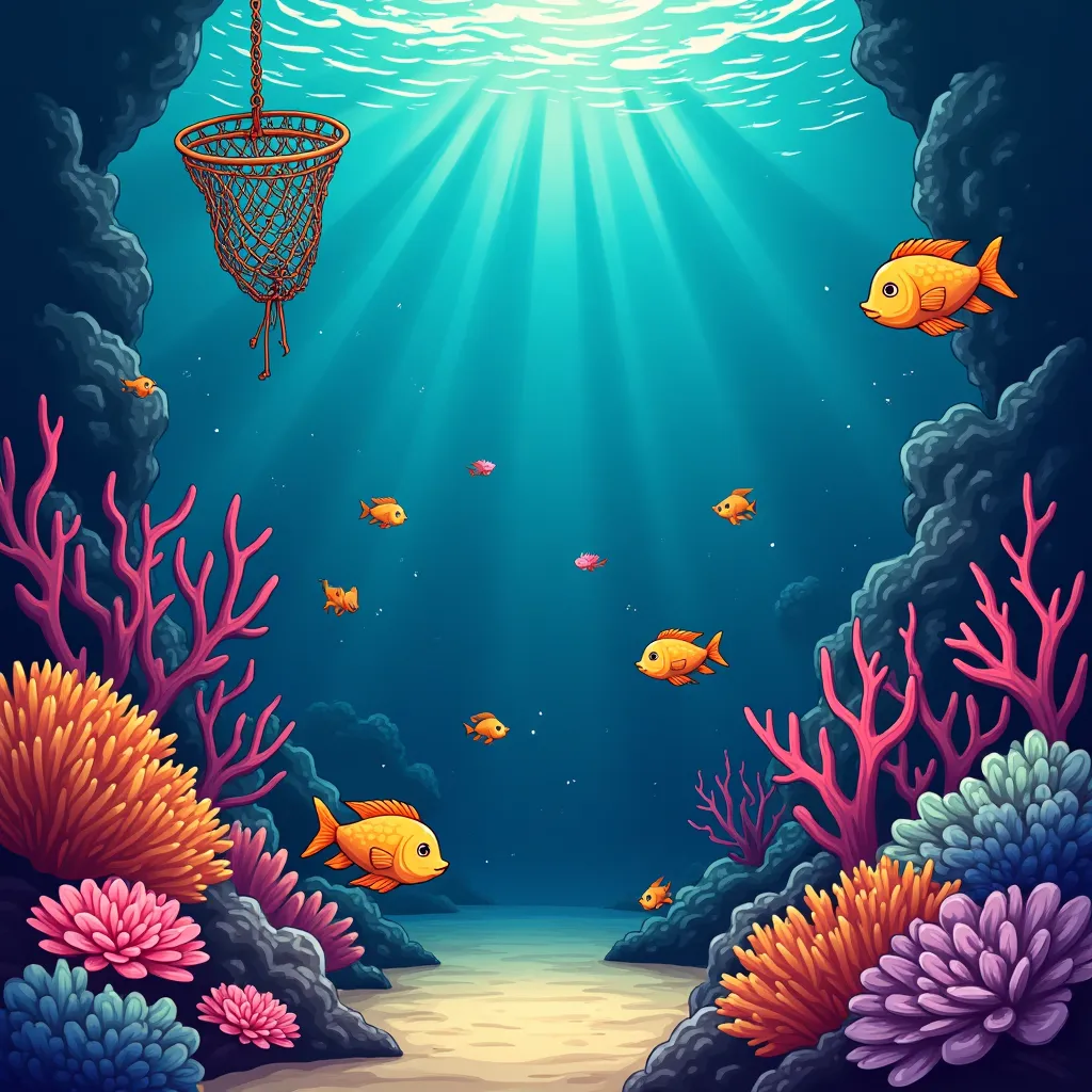 9club fish shooting arcade illustration