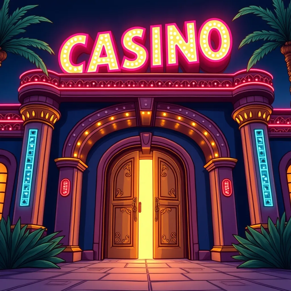 9club login portal illustration with neon accents
