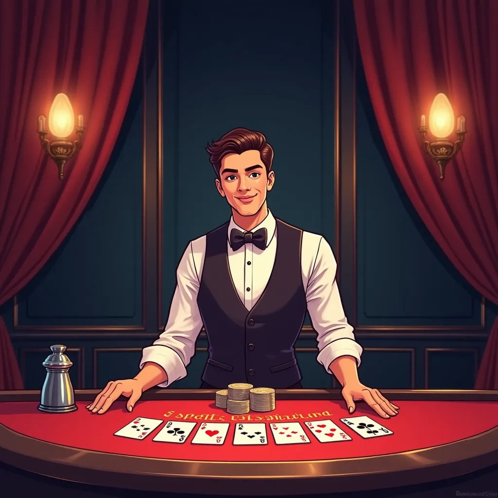 9club live dealer studio illustration